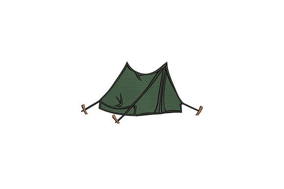 Charming Green Tent Design for Personalized Gifts