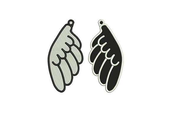 Charming Wings Design for Elegant Embroidery