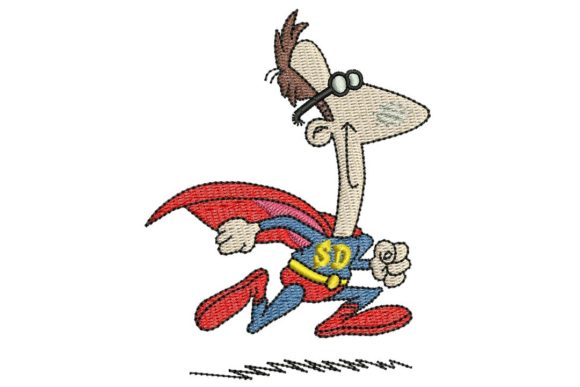 Father's Day SuperDad: A Premium Embroidery Design