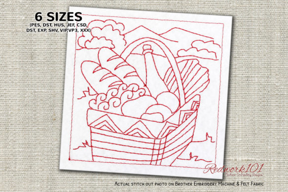 Food Basket Embroidery Review