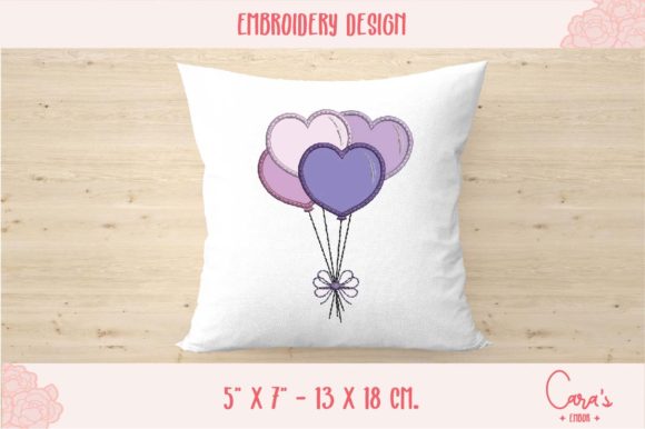 Heart Shape Balloons Applique Review