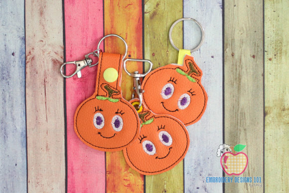 Juicy Persimmon ITH Snaptab Keyfob Review
