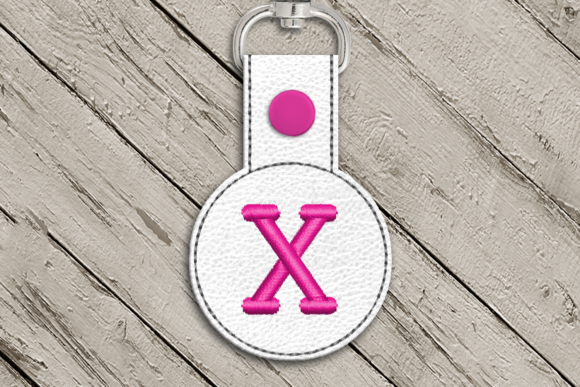 Review: Letter X ITH Round Key Fob Applique
