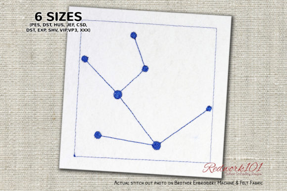Star Constellation of Taurus Embroidery Review