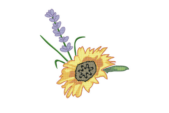 Sunflower and Lavender Embroidery Review