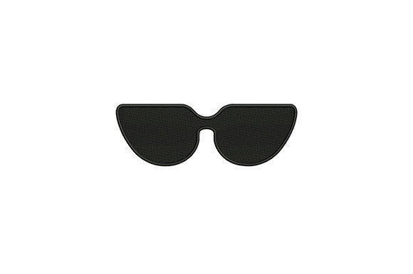 Sunglasses Silhouette: A Versatile Embroidery Design